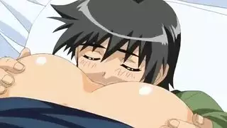 رسوم متحركة محرمة: أم مثيرة وقحة تمارس الجنس الجماعي