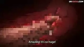 ملَف كرتونية كبيرة الصدر صرخت خلال فيلم ثلاثي إباحي مكثف