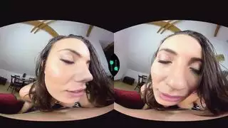 شريط جنس في آر من وجهة نظري: فتاة صغيرة تركب زبي الصلب بلا توقف