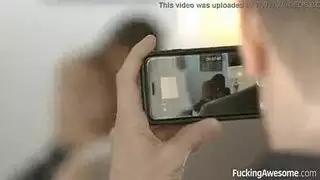 الزوج المتحرر يشاهد زوجته تنتاك من فحل