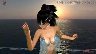 خيال السلطان: الراقصة الزرقاء تأخذ شرجًا قاسيًا مع فحول بي بي سي